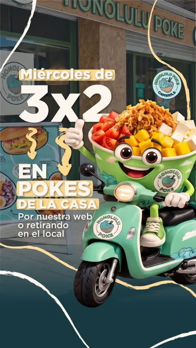 MIÉRCOLES = 3️⃣❎2️⃣

Hay días para comer bien.
Y hay días para comer MUY bien. 🥗🥗🥗

Este miércoles, disfruta de 3 Pokes de la Casa pagando solo 2. Todo el sa…